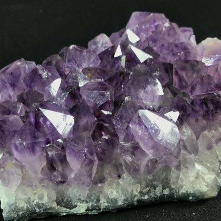 MINERALS * Dark AMETHYST Quartz Crystal Cluster URUGUAY 613g High Quality A+ Crystals-3