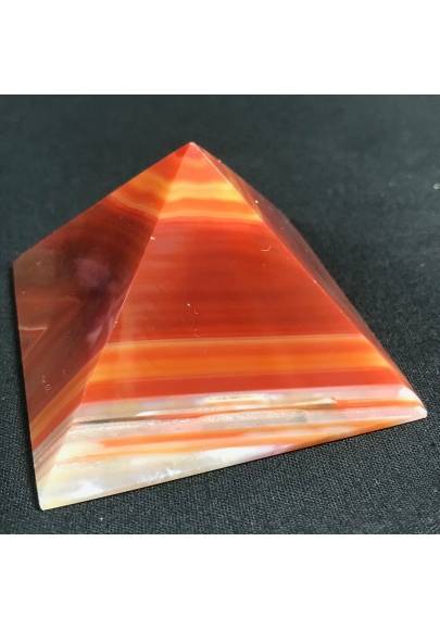 MINERALS * Cute Carnelian Agate PYRAMID 6.4x6cm High Quality A+ Crystal Healing-1