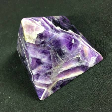 MINERALS * Wonderful Dogthoot AMETHYST Crystal PYRAMID 7x7cm Chakra-1