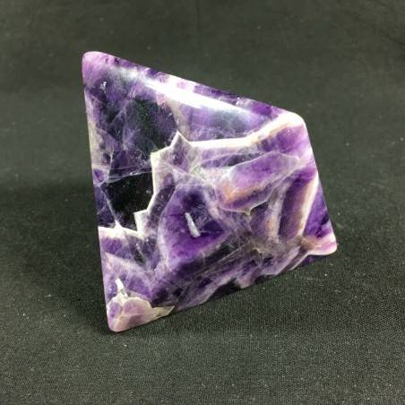 MINERALS * Wonderful Dogthoot AMETHYST Crystal PYRAMID 7x7cm Chakra-2