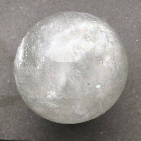 MINERALS * Wonderful ELLIPSE SPHERE in CALCITE Crystal Healing Very High Quality A+-2