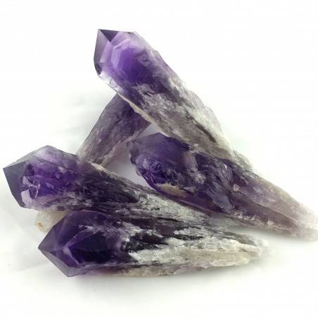 Bellissima Punta di AMETISTA dell'Uruguay GREZZO Cristalloterapia GRANDE-1