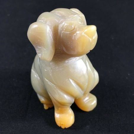 CARNELIAN Crystal AGATE Dog Medium Size Animals Crystal Healing A+ Minerals Reiki-2