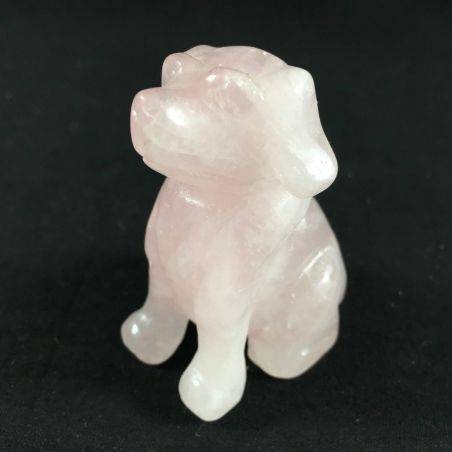 Cherry Quartz DOG BIG Size Animals Crystal Healing Gift Idea A+ Minerals-1