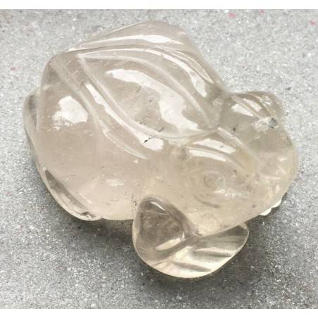 Frog in CALCITE MID Size Animals Crystal Healing Fengh Shui Specimen Craft-1