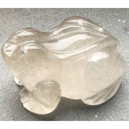 Frog in CALCITE MID Size Animals Crystal Healing Fengh Shui Specimen Craft-2
