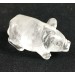 Pig in Hyaline Quartz Rock CRYSTAL Animals in Stone MINERALS Casa A+-1