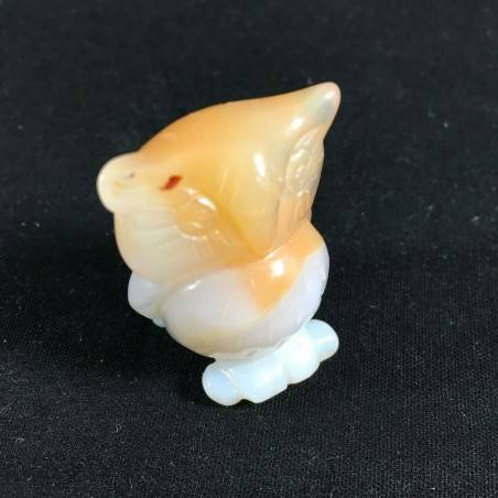 CARNELIAN Crystal AGATE Stone Owl Animals Stone Minerals Chakra Crystal Healing-3