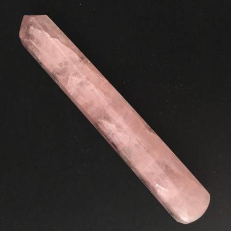 Massaggiatore in QUARZO Rosa Cristalloterapia Zen Minerali Alta Qualità - Chakra-1