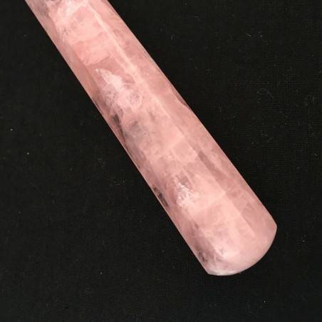 Massaggiatore in QUARZO Rosa Cristalloterapia Zen Minerali Alta Qualità - Chakra-3