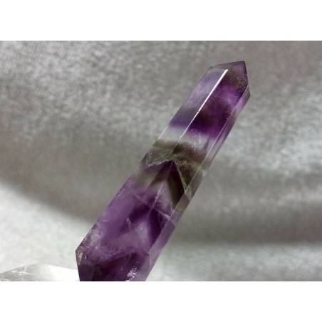 * MINERALI * Biterminato Laser in FLUORITE Mista Violacea Critalloterapia Chakra-2