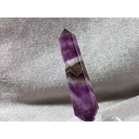 * MINERALI * Biterminato Laser in FLUORITE Mista Violacea Critalloterapia Chakra-3