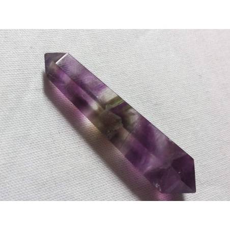 * MINERALI * Biterminato Laser in FLUORITE Mista Violacea Critalloterapia Chakra-4