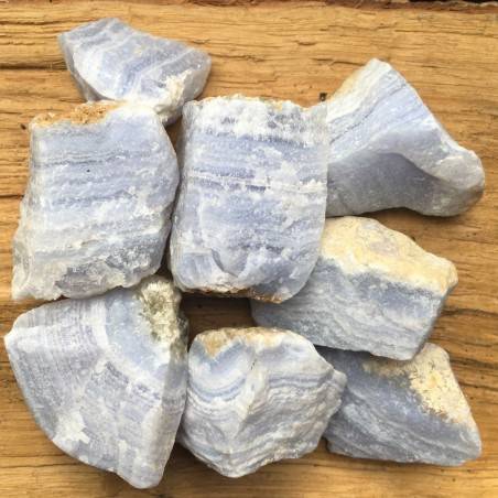 Rough BLUE CHALCEDONY AGATE Minerals Crystal Healing Chakra Reiki High Quality-1