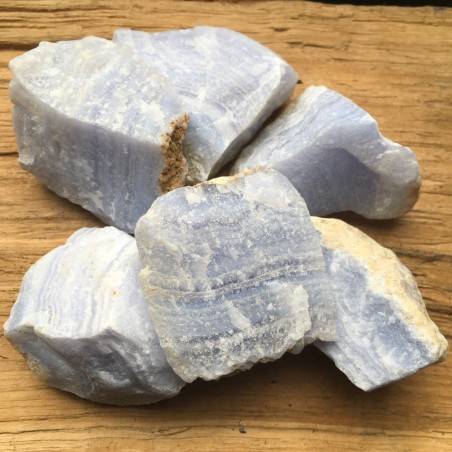 Rough BLUE CHALCEDONY AGATE Minerals Crystal Healing Chakra Reiki High Quality-2