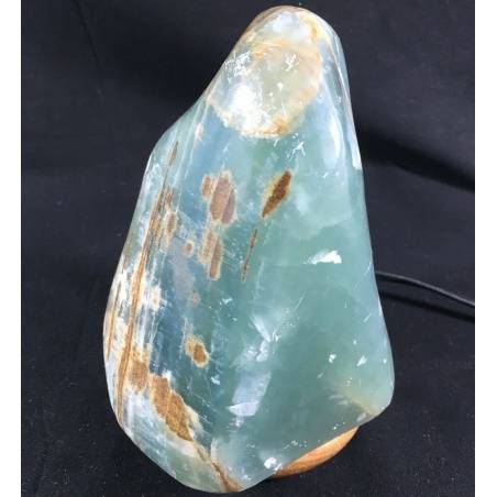 BIG Lamp in FLUORITE with Wood Stand Quality MINERALS Minerals 2kg A+-2