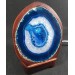 Blue AGATE Slice Lamp Special Wood MINERALS Color Minerals HealingA+-3