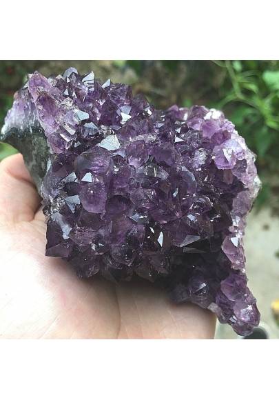 MINERALS * Uruguay AMETHYST DRUZY BIG Rare Excellent Quality Precious Chakra A+-1