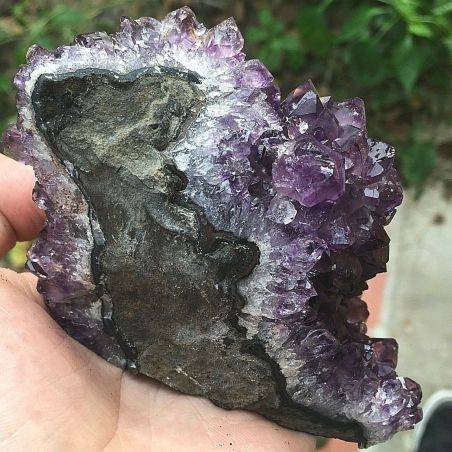MINERALS * Uruguay AMETHYST DRUZY BIG Rare Excellent Quality Precious Chakra A+-2
