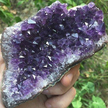MINERALS * Uruguay AMETHYST DRUZY 38x145x73mm 328gr High Quality Crystal Healing-3