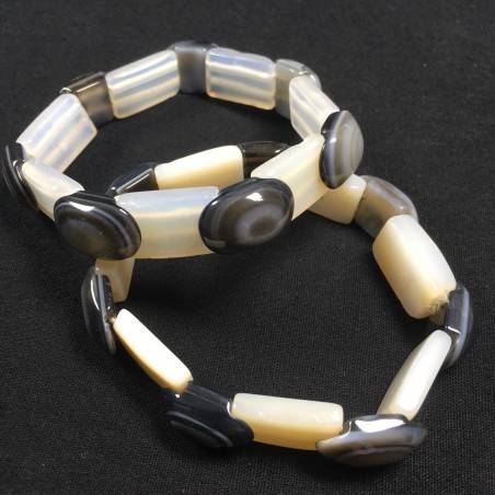 Natural Budda's Eye AGATE Bracelet Very High Quality MINERALS Crystal Healing A+-3