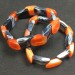 Bracciale in CORNIOLA e AGATA NERA Minerali Braccialetto Cristalloterapia Zen A+-3