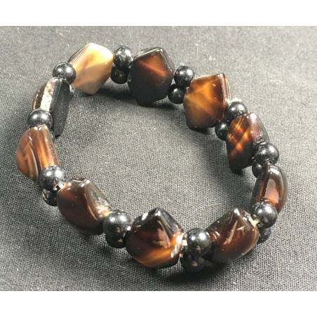 NATURAL Buddha's Eye AGATE Polished Bracelet Rare Crystal Healing Chakra A+-3