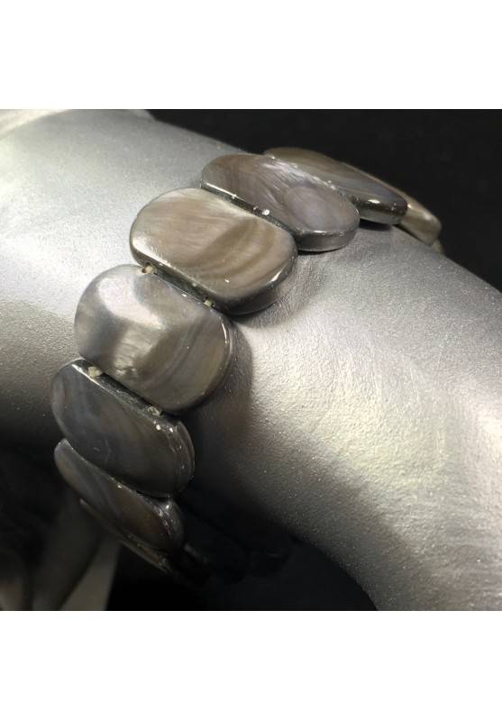 Mother of Pearl Bracelet Crystal Healing - CANCER Zodiac Chakra A+-1