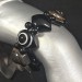 Bracelet in Buddha Eye Polished AGATE Gift Idea Rare Elasticated Crystal Healing A+-2