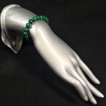 Tibetan Mala Bracelet in MALACHITE High Quality Crystal Healing Lovers A+-3