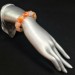 Pulsera Rodado de CORNALINA Pulsera Cristaloterapia Chakra Reiki A+-2
