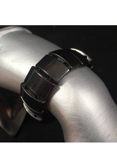 MAGNETIC HHEMATITE Bracelet Crystal Healing Chakra reiki A+-1