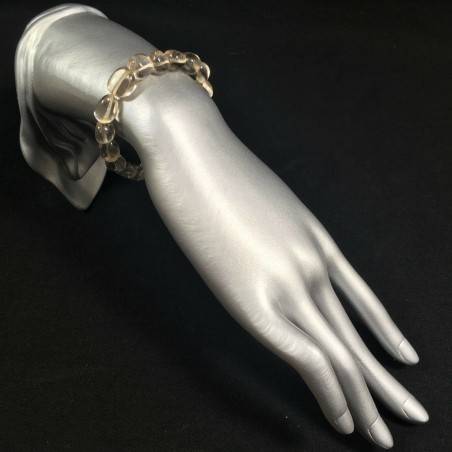 Pulsera Rodado CUARZO BLANCO Minerales Pulsera Cristaloterapia Regalo-2