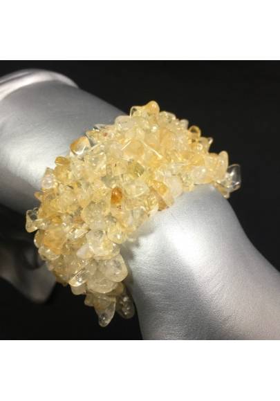 Bracciale Speciale in QUARZO CITRINO Braccialetto Vergine Ariete Gemelli Zen A+-1