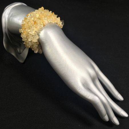 Bracciale Speciale in QUARZO CITRINO Braccialetto Vergine Ariete Gemelli Zen A+-2