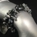 Natural Snow Flakes OBSIDIAN Bracelet Tumbled Chips Crystal Healing - VIRGO TGOLD-1