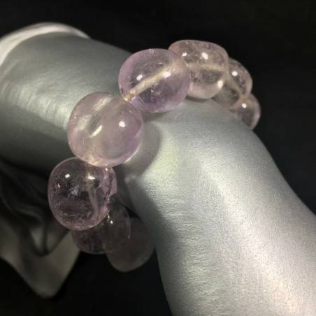 Bracelet in Tumbled AMETHYST Stone - SAGITTARIUS Zodiac Crystal Healing Chakra A+-1