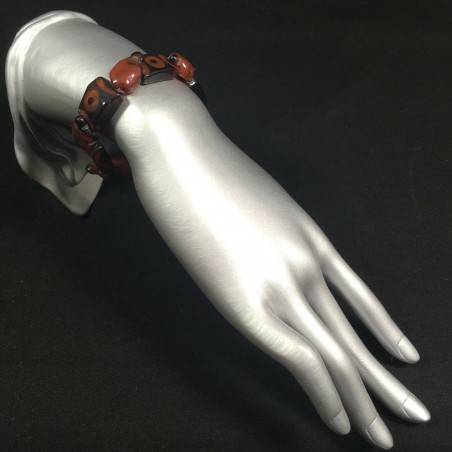 Bracciale Speciale CORNIOLA con Tartarughe Braccialetto Cristalloterapia Zen A+-2