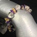 Bracelet in HYALINE CLEAR QUARTZ AMETHYST & CITRINE QUARTZ - SAGITTARIUS VIRGO-1