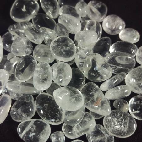 Quarzo Ialino Burattato Cristallo di Rocca Mignon100g Cristalloterapia Orgonite-1