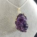 Pendentif GEMME de Améthyste DORÉ DRUSE Grand Collier Cristal thérapie Chakra-3