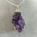 Colgante de Drusa de Amatista Dorada Collar Cristaloterapia Chakra Reiki Zen-3