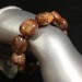 Braccialetto in Agata Marrone Bracciale - Cracked Brown Carnelian Agate Bracelet-1