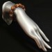 Braccialetto in Agata Marrone Bracciale - Cracked Brown Carnelian Agate Bracelet-2