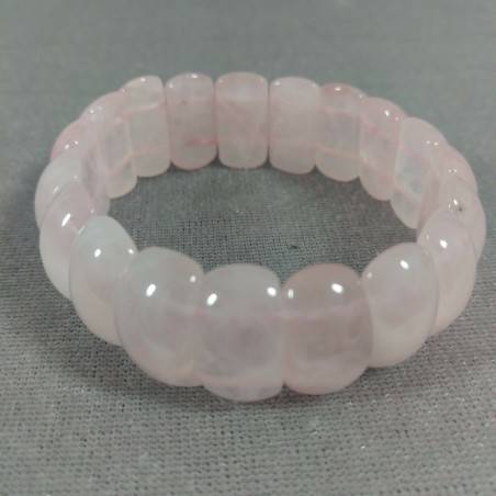 BRACELET dans Quartz Rose haute QUALITÉ' Bracelet Amour Rose Quarz Bracelet A+-2