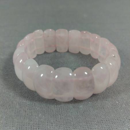BRACELET dans Quartz Rose haute QUALITÉ' Bracelet Amour Rose Quarz Bracelet A+-3