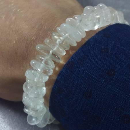Hyaline Quartz Clear Chips Bracelet UNISEX Hyaline Quartz Bracelet-2