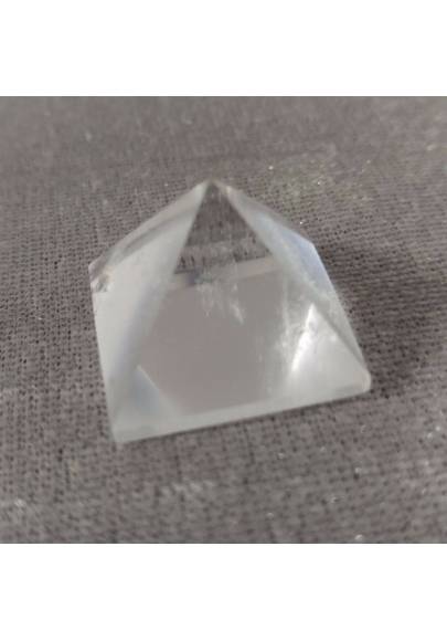 PYRAMID Hyaline Quartz Rock CRYSTAL PURE Point MINERALS Crystal Healing-1