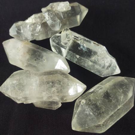 Double Terminated Clear QUARTZ Crystal EXTRA Crystal Healing Chakra 15-20-1