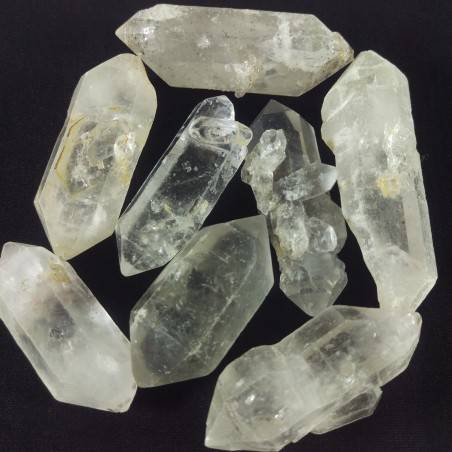 Double Terminated Clear QUARTZ Crystal EXTRA Crystal Healing Chakra 15-20-2